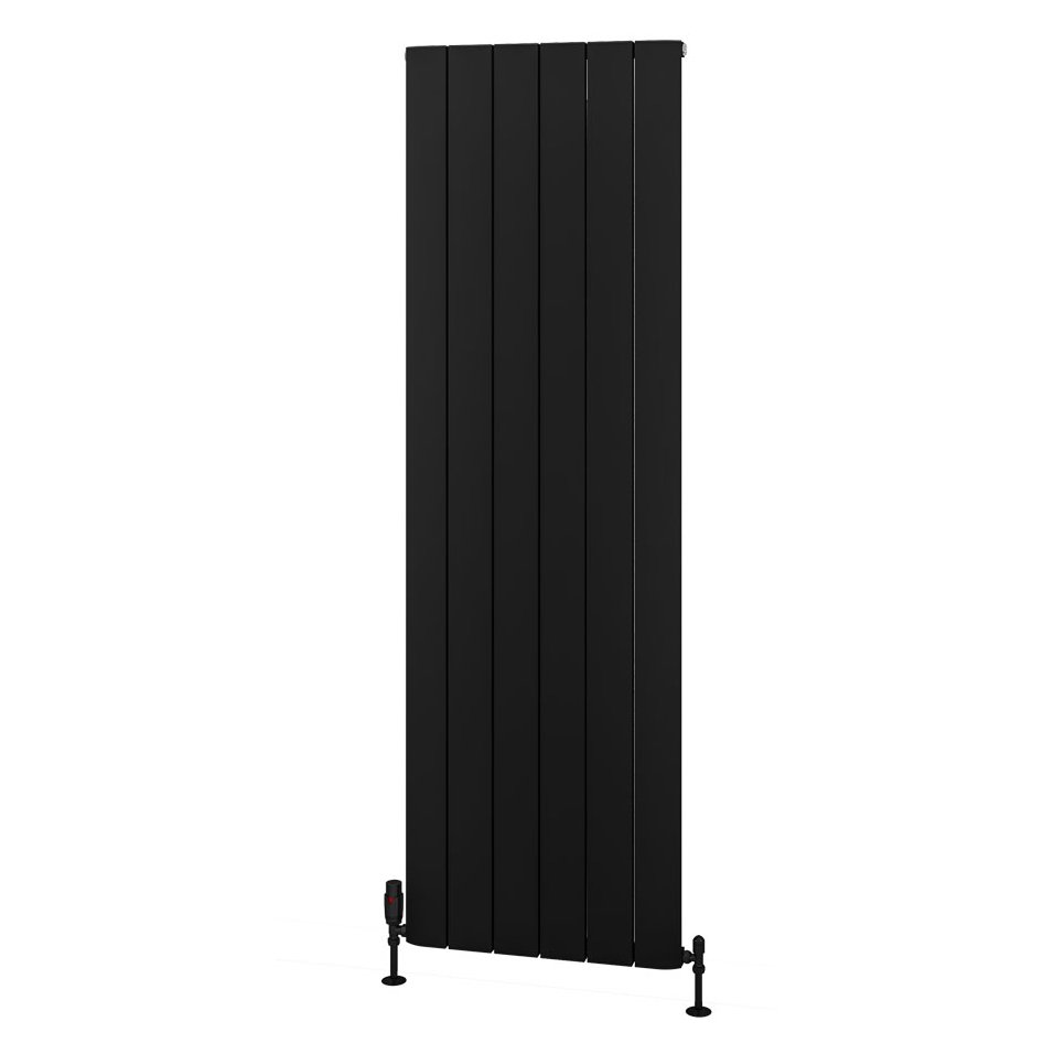 Withington 1800 x 565 Aluminium Radiator Matt Black