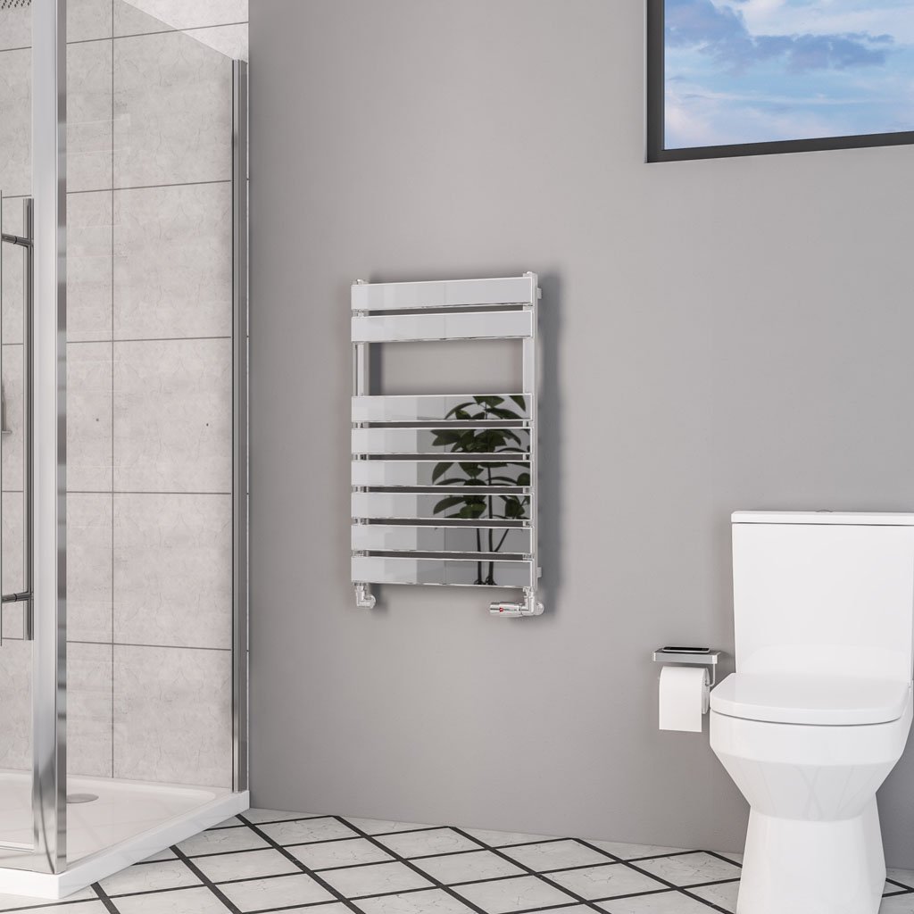 Deddington 800 x 500 Towel Rail Type10 Chrome