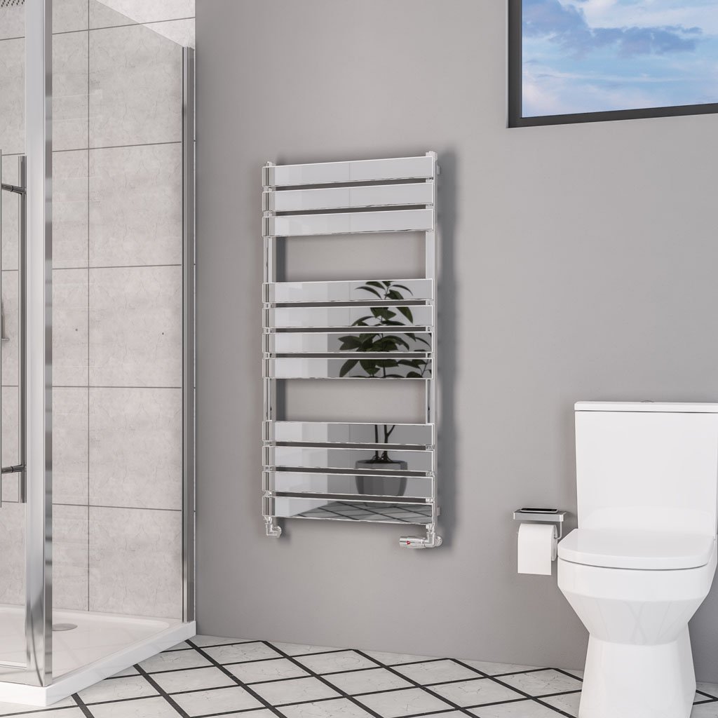 Deddington 1200 x 600 Towel Rail Type10 Chrome