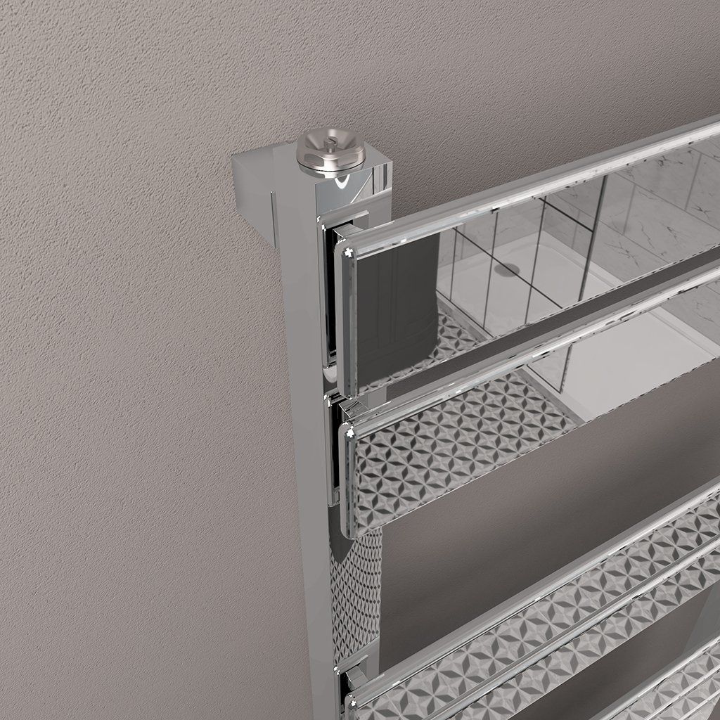 Deddington 1800 x 600 Towel Rail Type10 Chrome