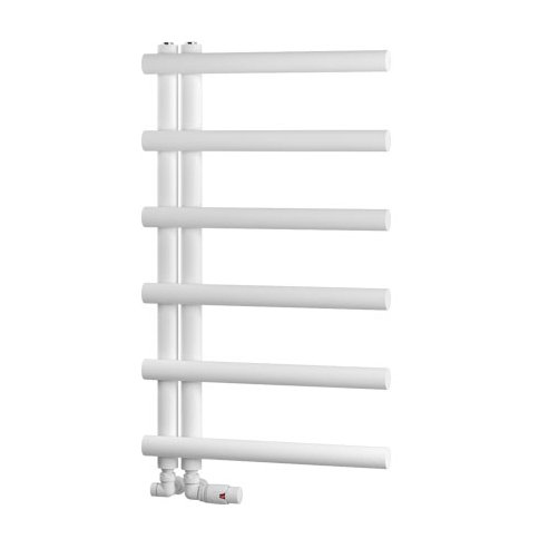 Marlow E-Style 850 x 500 Towel Rail Matt White