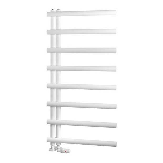 Marlow E-Style 1150 x 600 Towel Rail Matt White