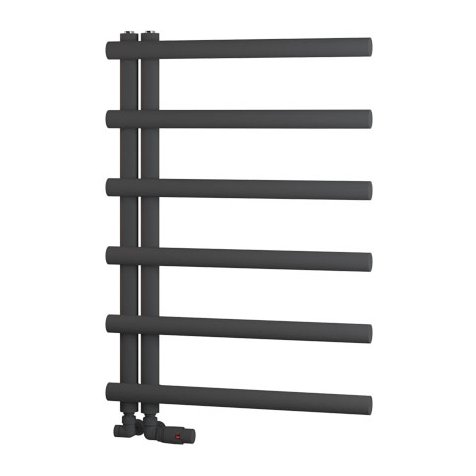 Marlow E-Style 850 x 600 Towel Rail Matt Anthracite