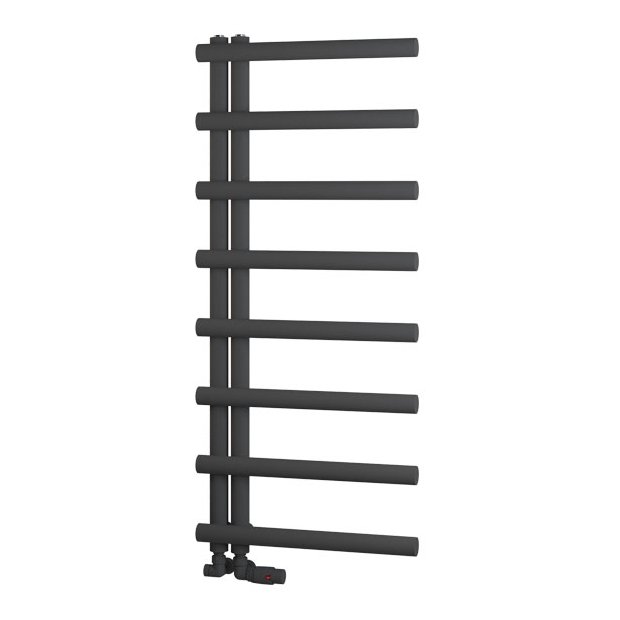 Marlow E-Style 1150 x 500 Towel Rail Matt Anthracite
