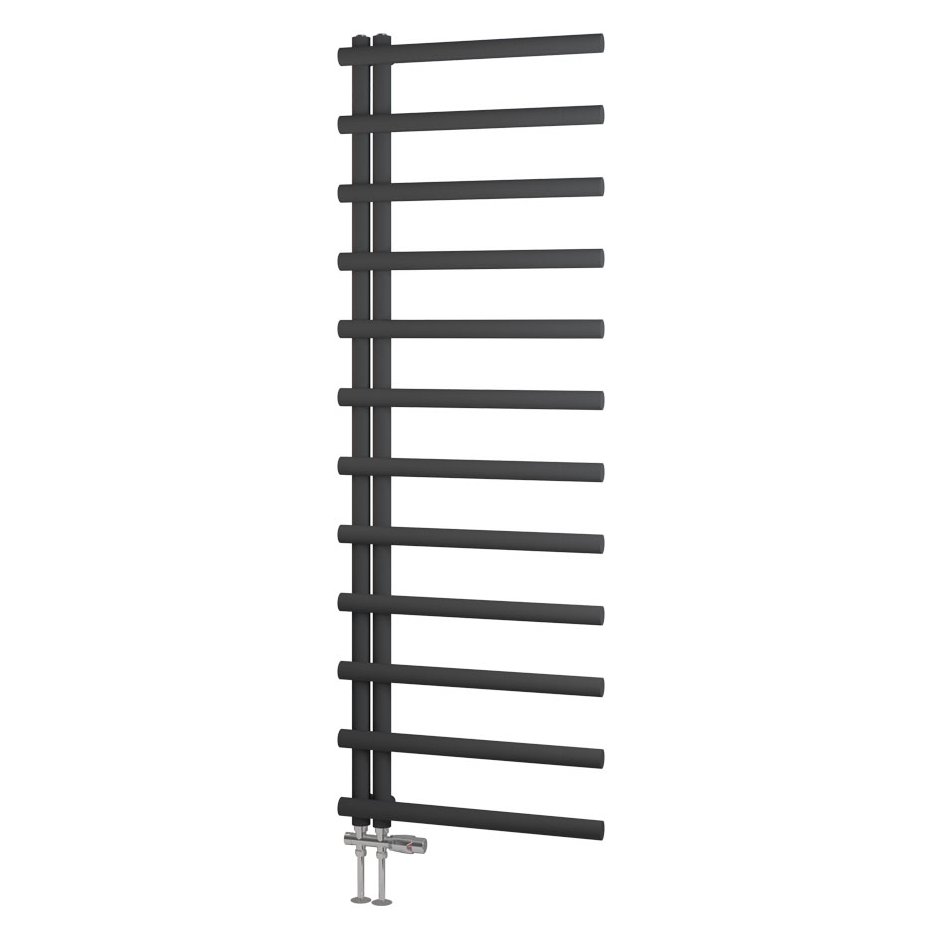 Marlow E-Style 1750 x 600 Towel Rail Matt Anthracite