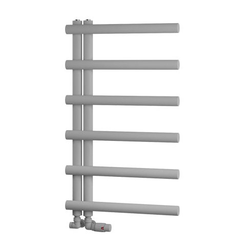 Marlow E-Style 850 x 500 Towel Rail Matt Grey