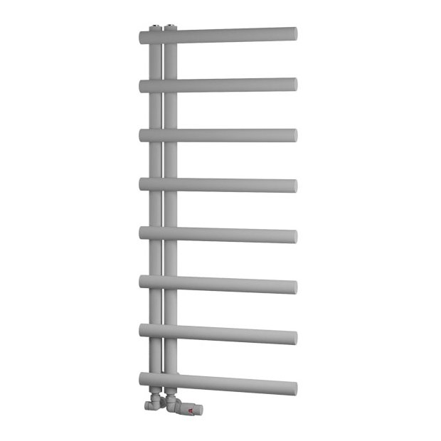 Marlow E-Style 1150 x 500 Towel Rail Matt Grey