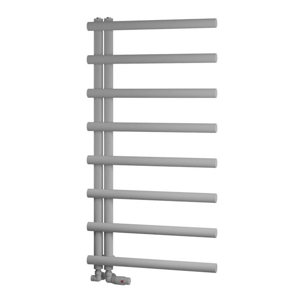 Marlow E-Style 1150 x 600 Towel Rail Matt Grey