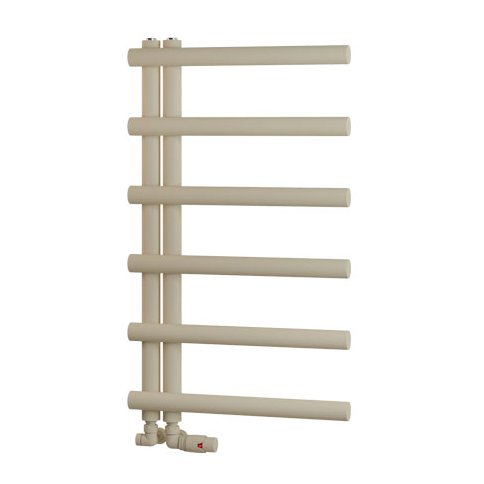 Marlow E-Style 850 x 500 Towel Rail Matt Cappuccino