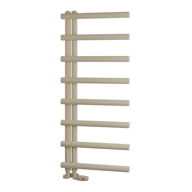 Marlow E-Style 1150 x 500 Towel Rail Matt Cappuccino