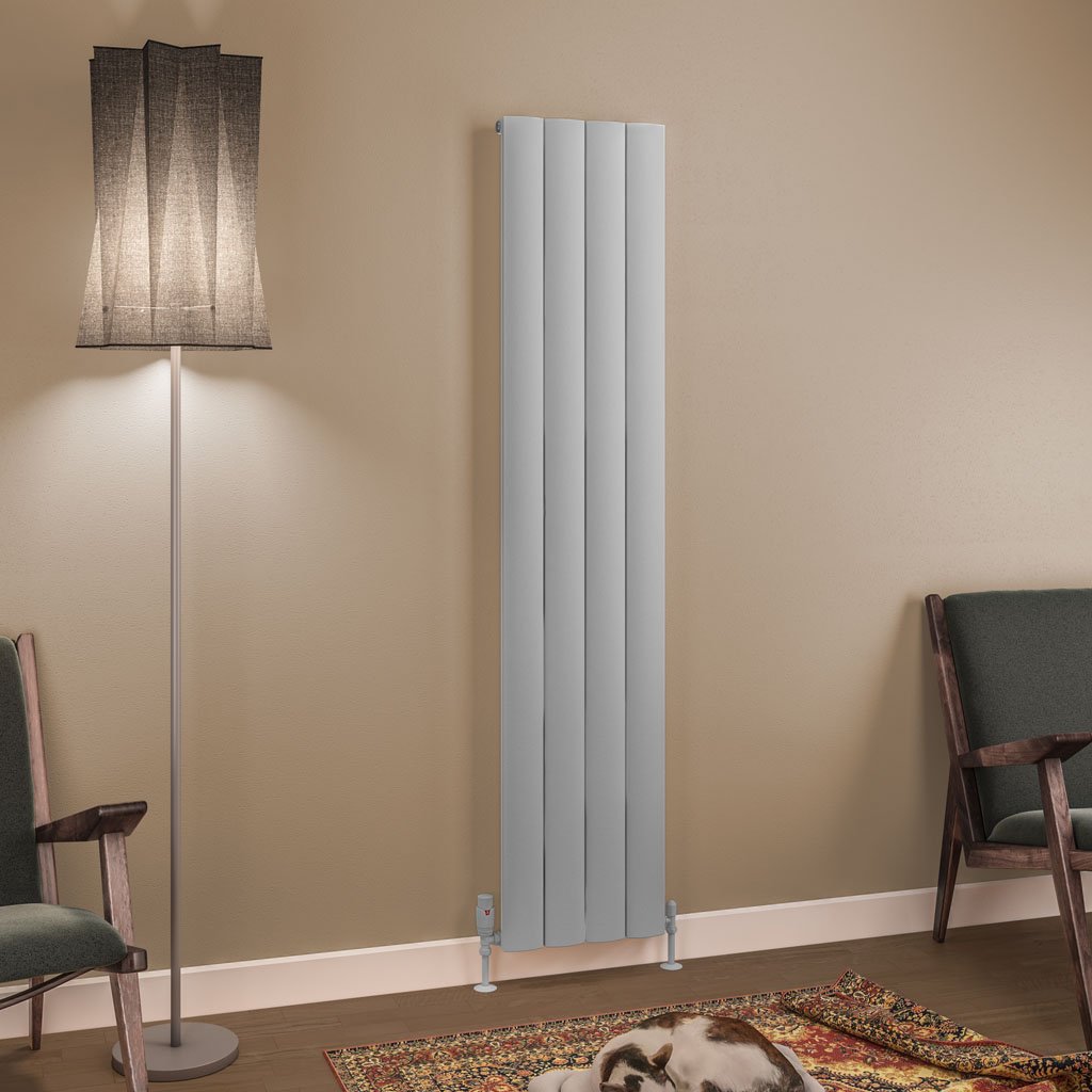 Tordino 1800 x 375 Aluminium Radiator