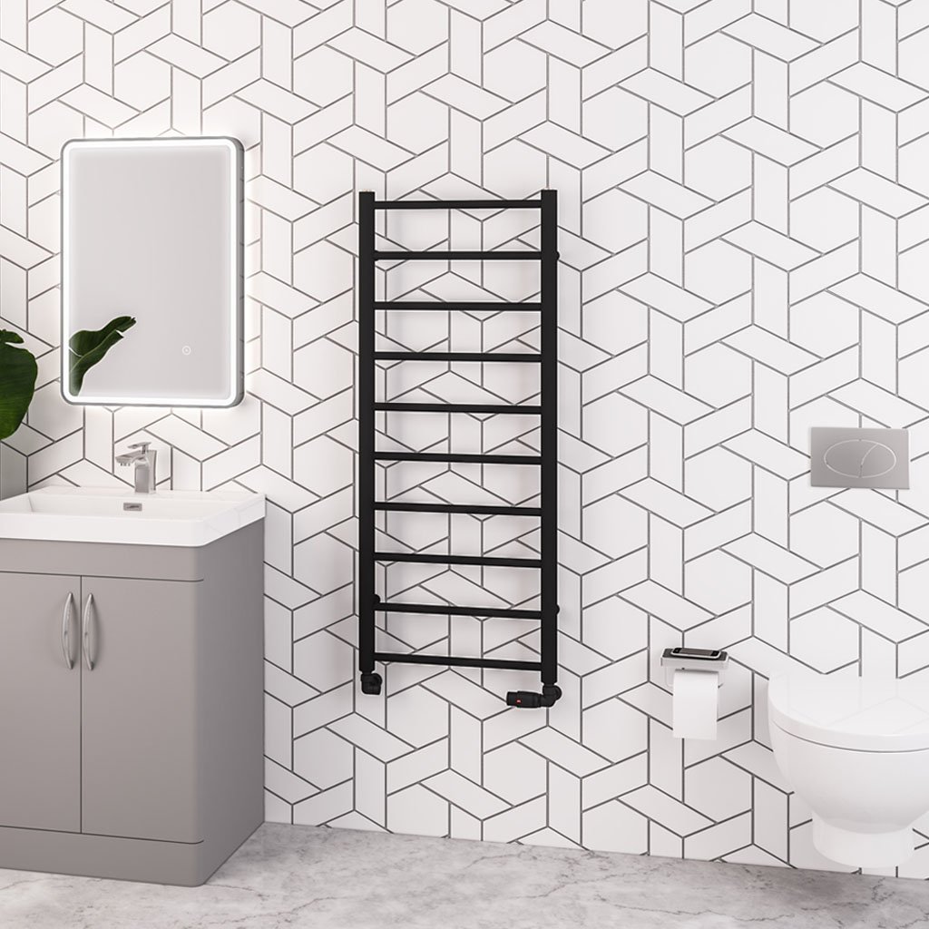 Tuscan Round 1200 x 500 Towel Rail