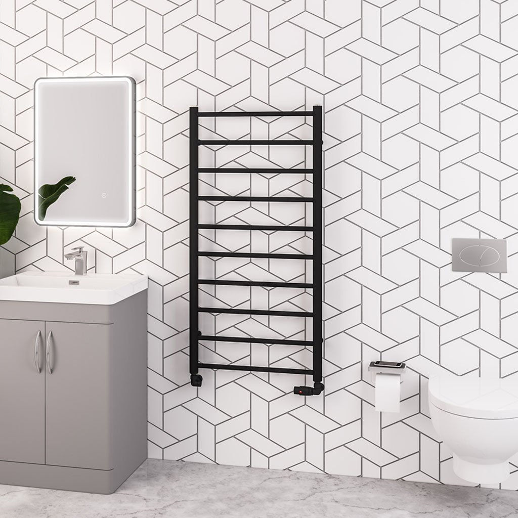 Tuscan Round 1200 x 600 Towel Rail