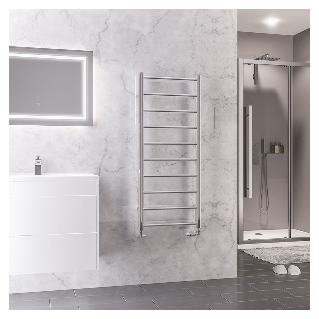 Tuscan Round 1200 x 500 Towel Rail