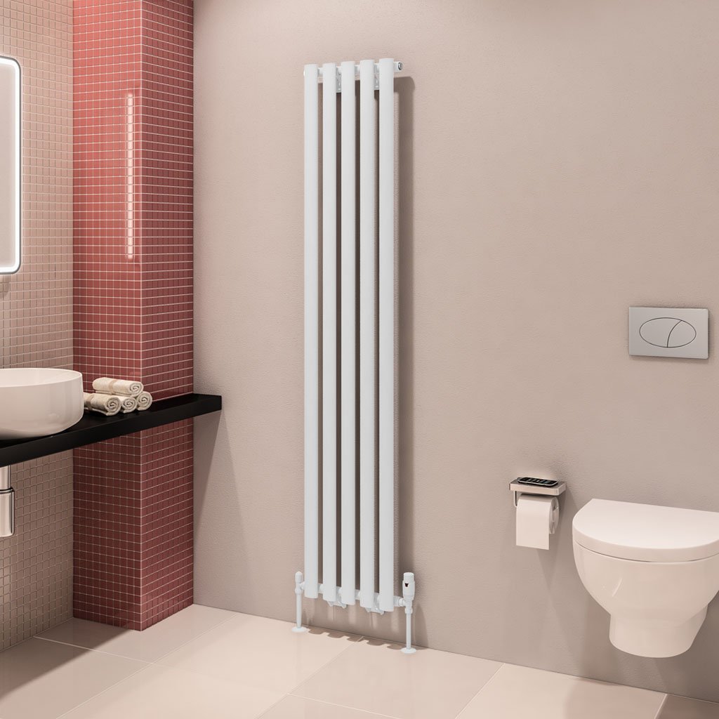 Tunstall 1800 x 350 Radiator - Matt White