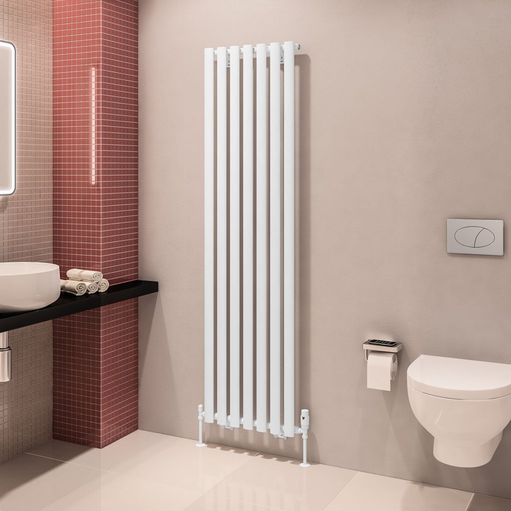 Tunstall 1800 x 490 Radiator - Matt White