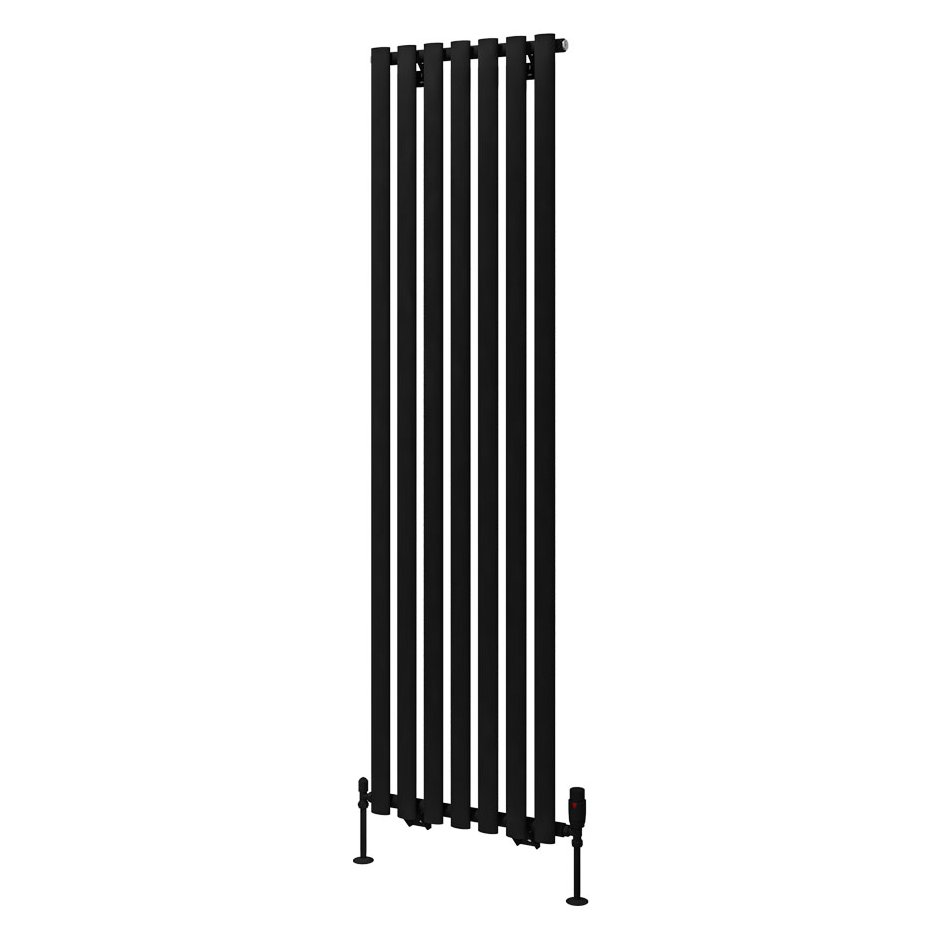 Tunstall 1800 x 490 Radiator - Matt Black