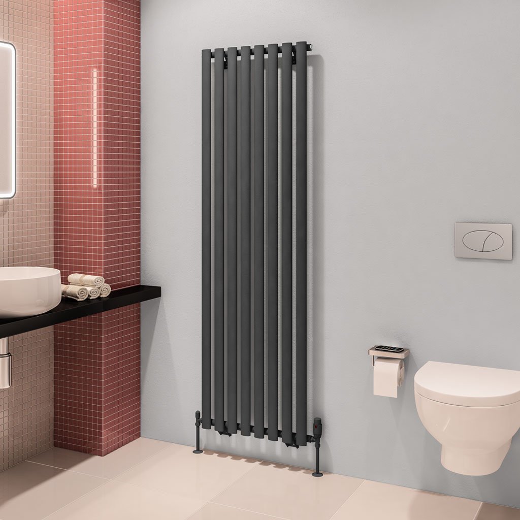 Tunstall 1800 x 560 Radiator - Matt Anthracite