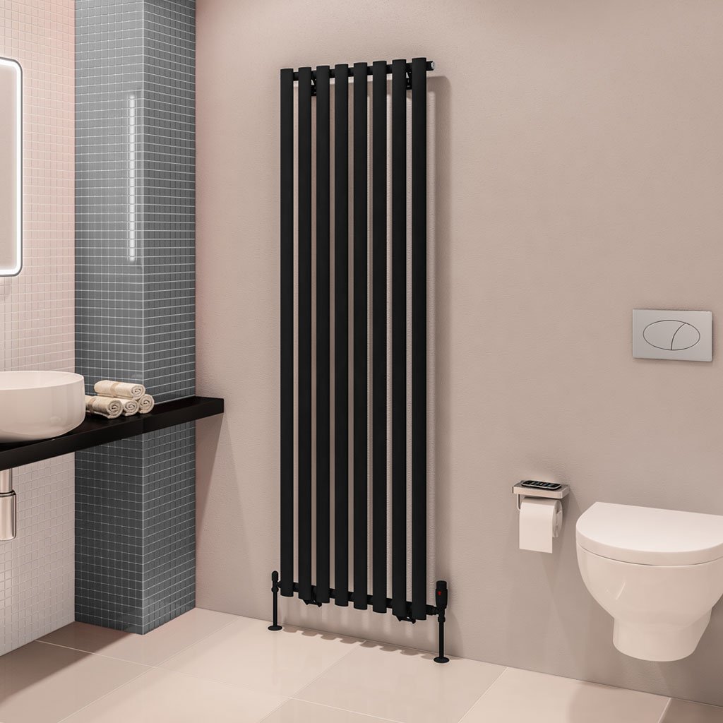 Tunstall 1800 x 560 Radiator - Matt Black