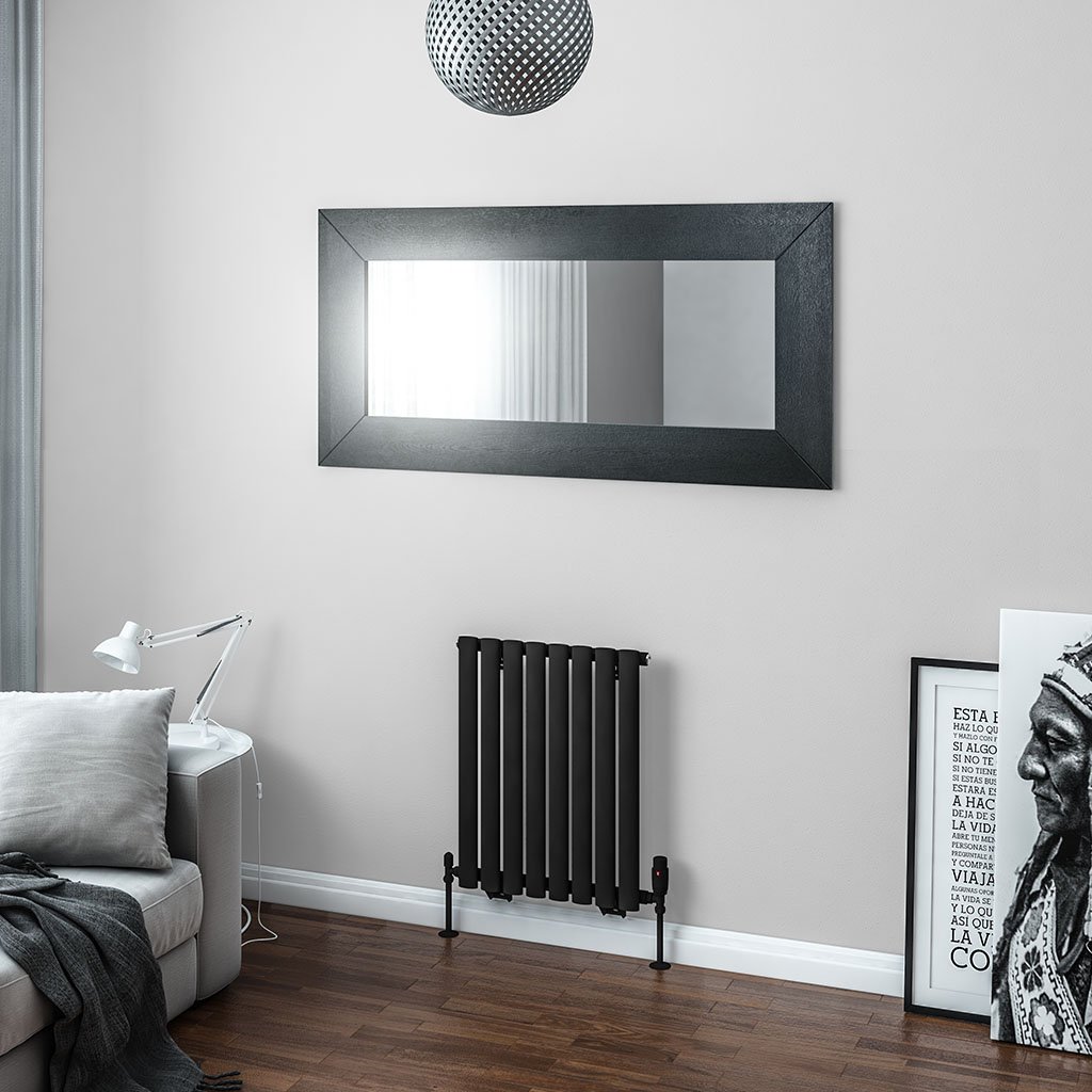 Tunstall 600 x 471 Radiator - Matt Black