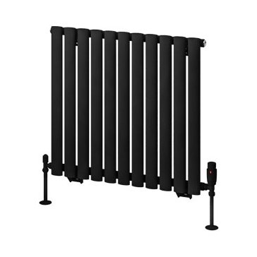 Tunstall 600 x 648 Radiator - Matt Black