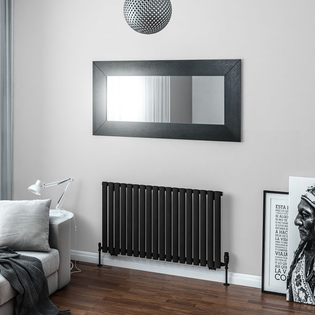 Tunstall 600 x 1061 Radiator - Matt Black