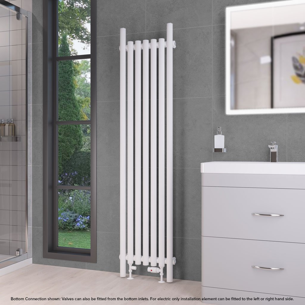 Lambourne 1800 x 420 Radiator - Matt White