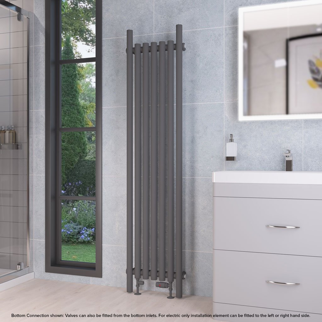 Lambourne 1800 x 420 Radiator - Matt Anthracite