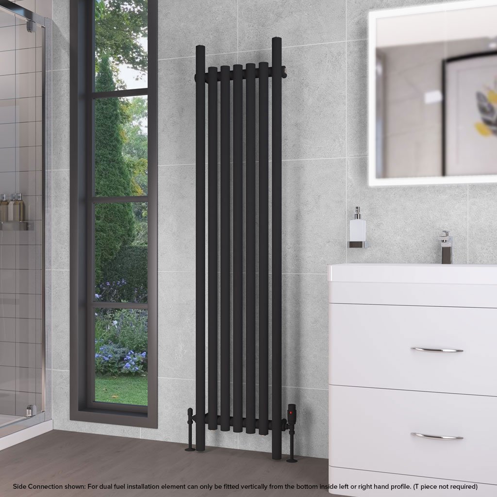Lambourne 1800 x 420 Radiator - Matt Black