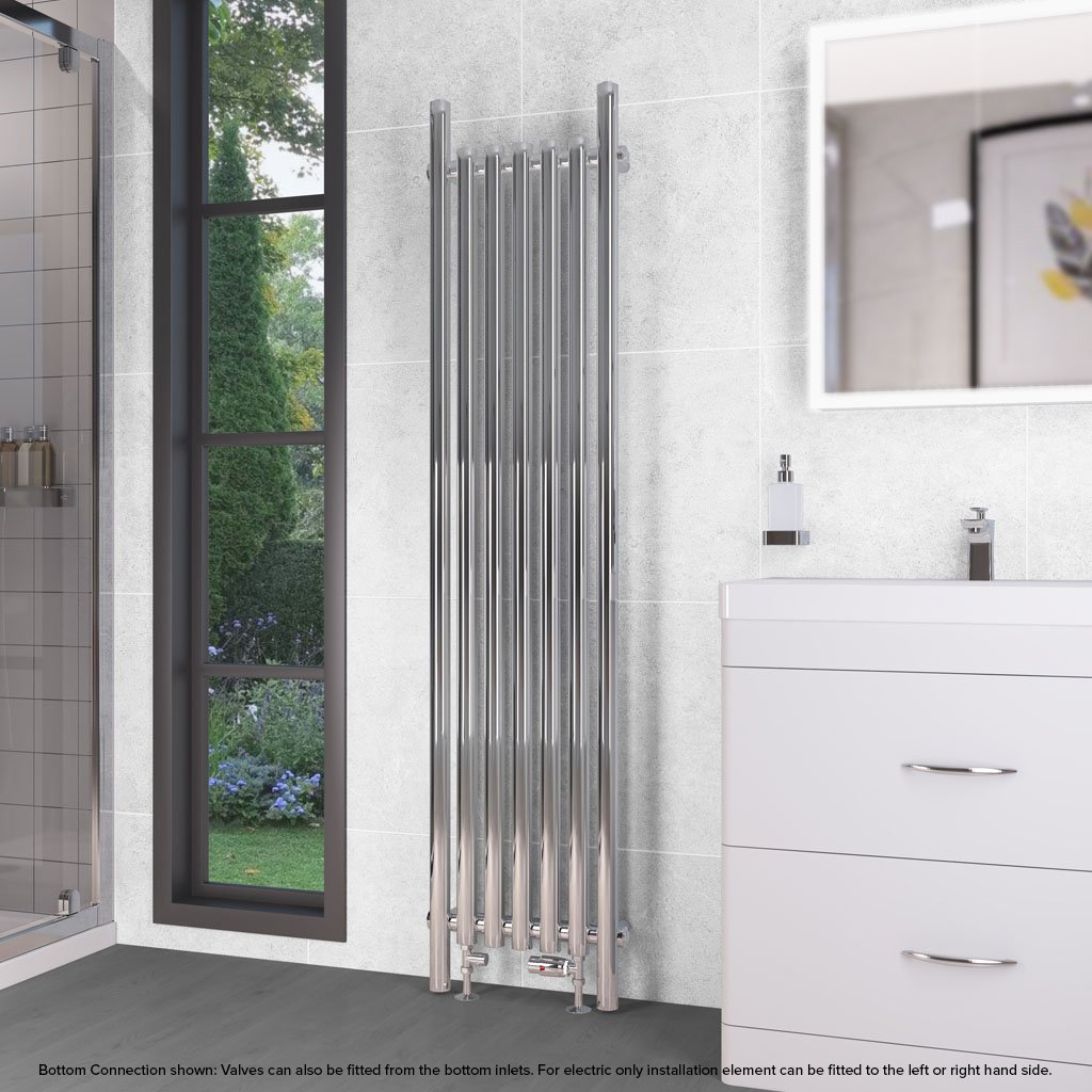 Lambourne 1800 x 420 Radiator - Chrome