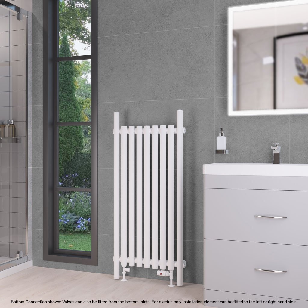 Lambourne 1200 x 540 Radiator - Matt White