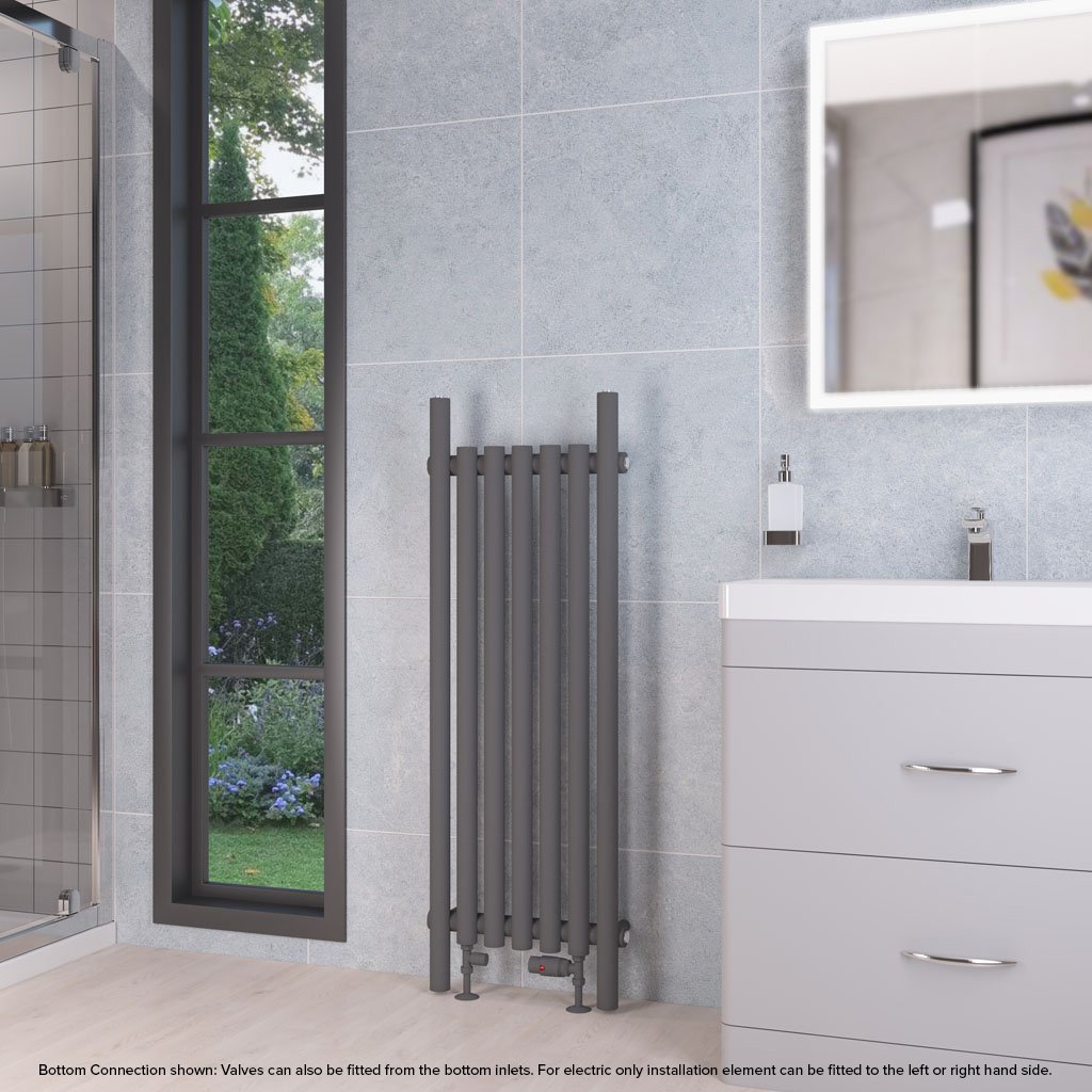 Lambourne 1200 x 420 Radiator - Matt Anthracite