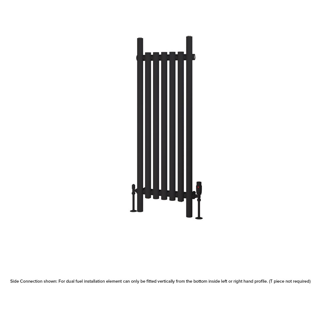 Lambourne 1200 x 420 Radiator - Matt Black