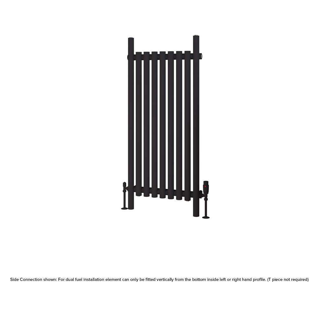 Lambourne 1200 x 540 Radiator - Matt Black