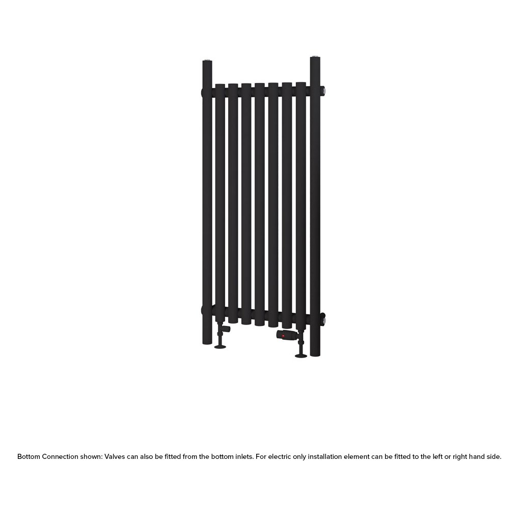 Lambourne 1200 x 540 Radiator - Matt Black