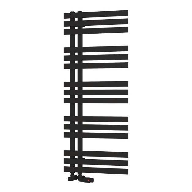 Hurley 1200 x 500 Towel Rail - Matt Black