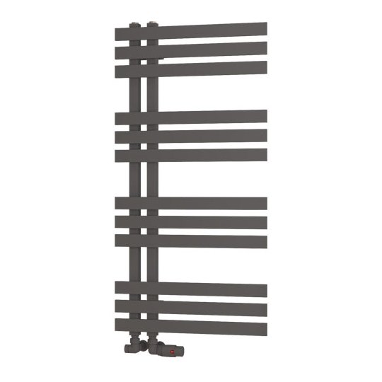 Hurley 1000 x 500 Towel Rail - Matt Anthracite