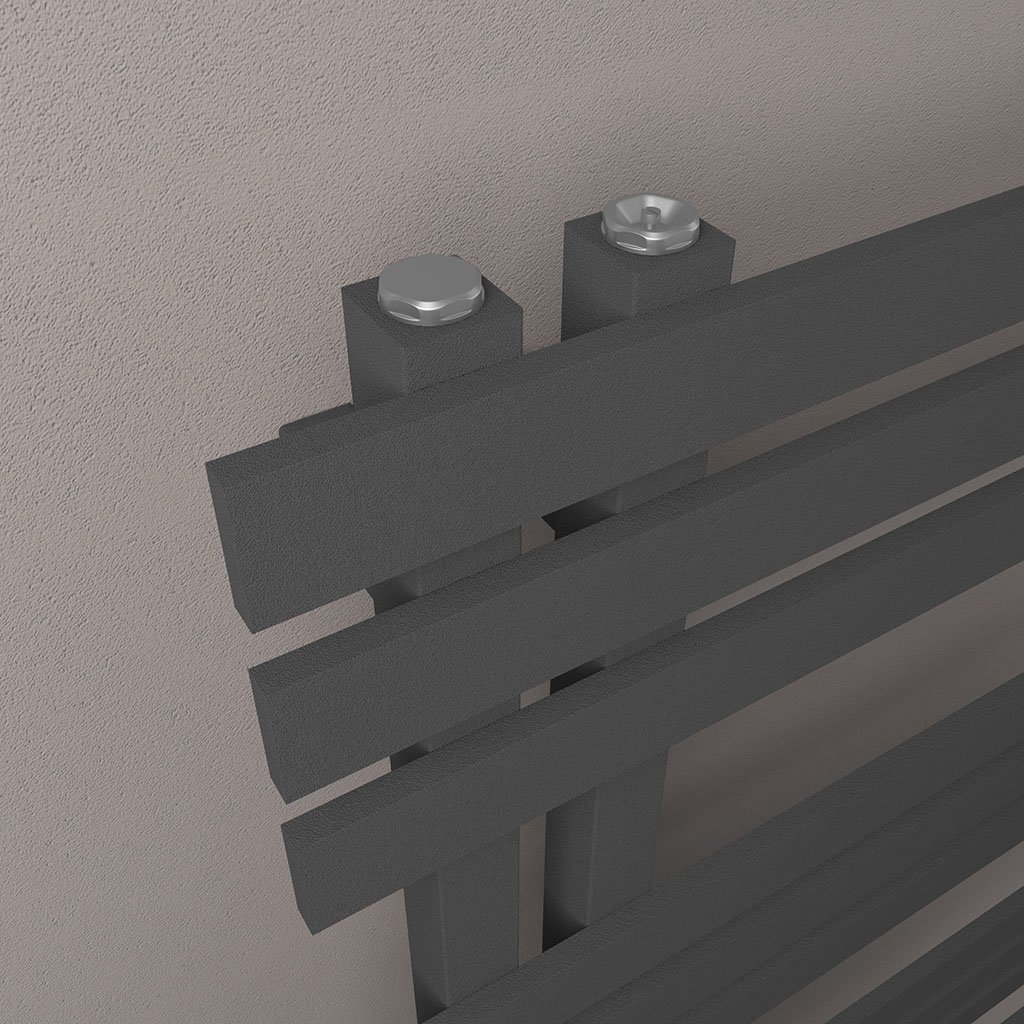 Hurley 1500 x 500 Towel Rail - Matt Anthracite