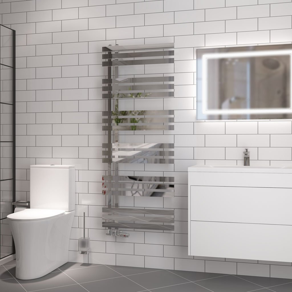 Hurley 1500 x 600 Towel Rail - Chrome