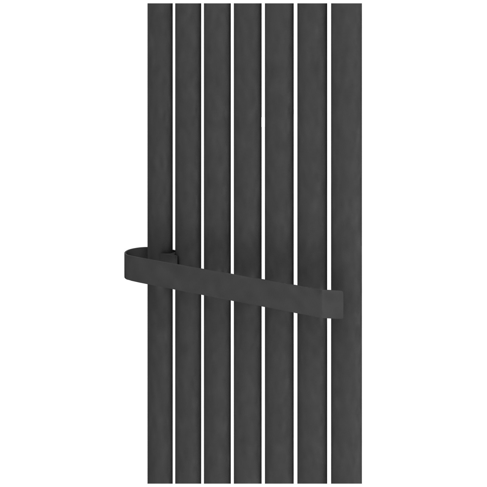 Tunstall V Towel Hanger 560mm - Matt Anthracite