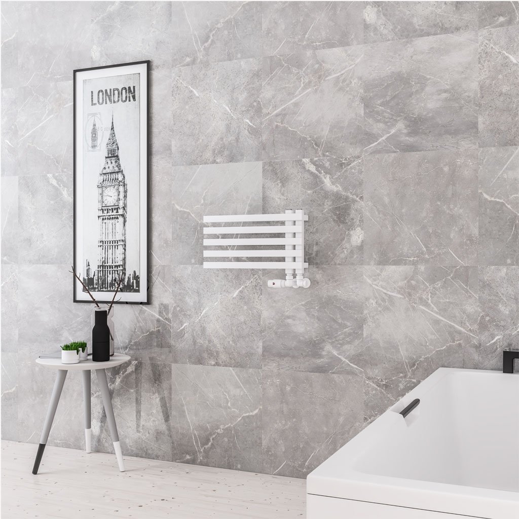Reinbach 270 x 500mm Towel Rail - Matt White
