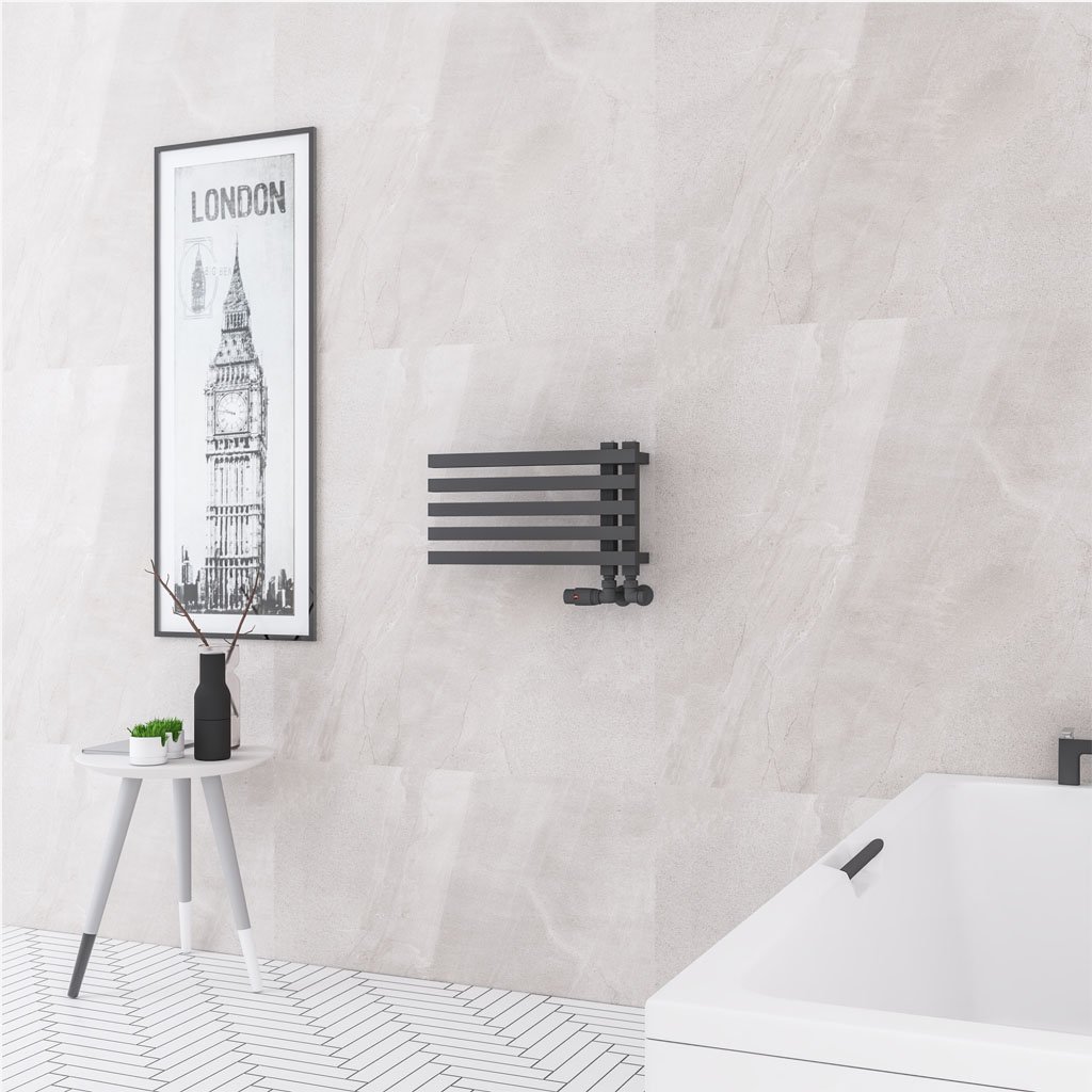 Reinbach 270 x 500mm Towel Rail - Matt Anthracite