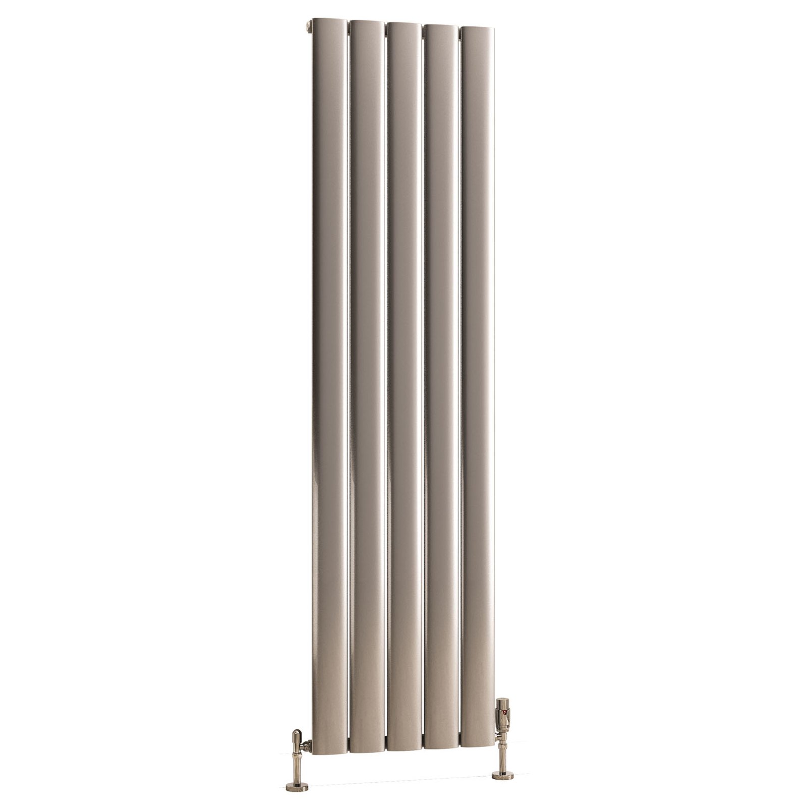 Malmesbury 1800 x 470 Aluminium Radiator - Silver Effect