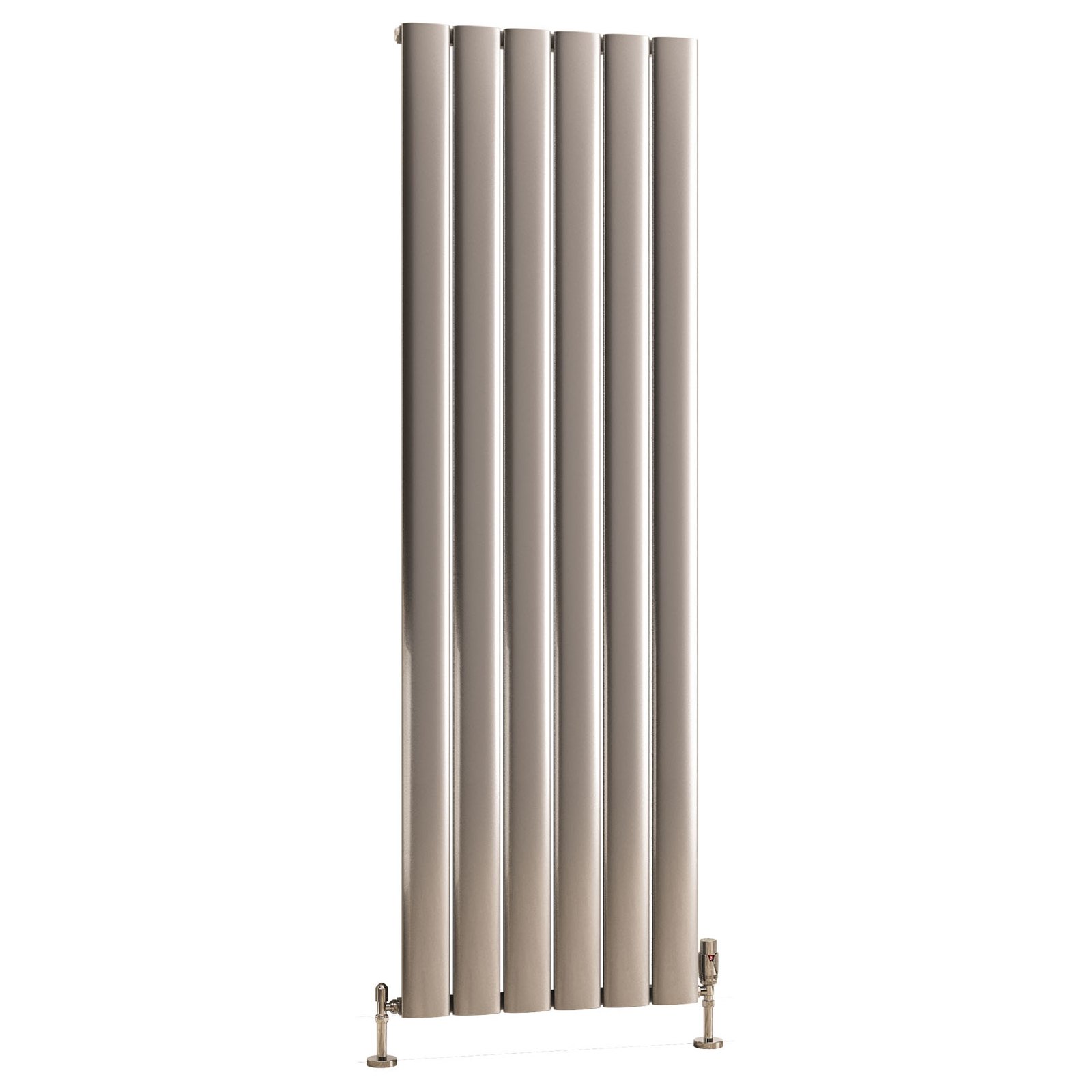 Malmesbury 1800 x 565 Aluminium Radiator - Silver Effect