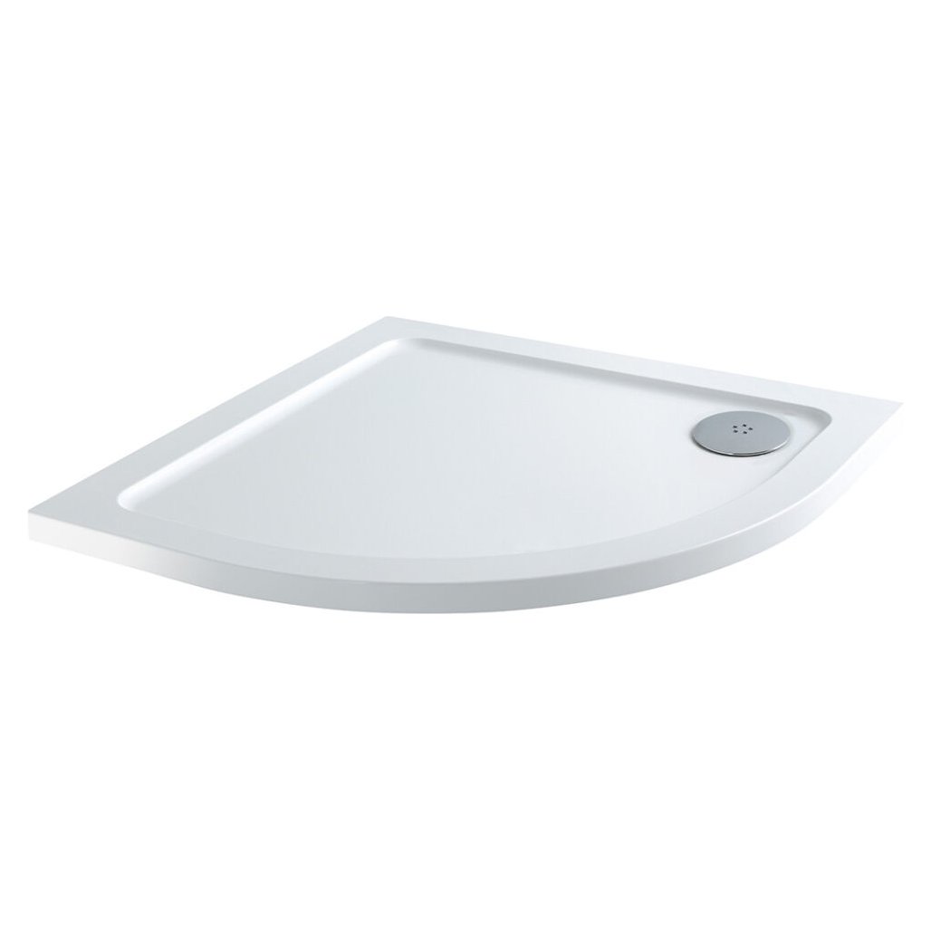 900 x 900mm Quad 30mm Shower Tray White