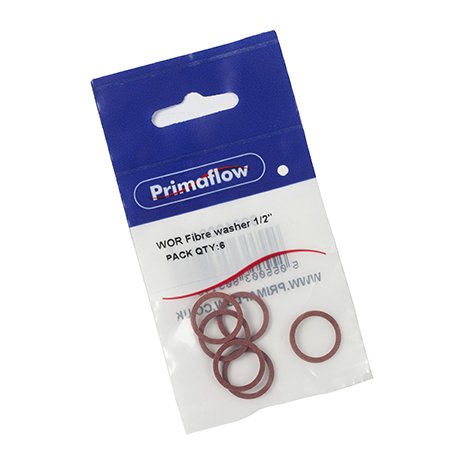 Fibre Washer 1/2" (Sold per pack of 6)