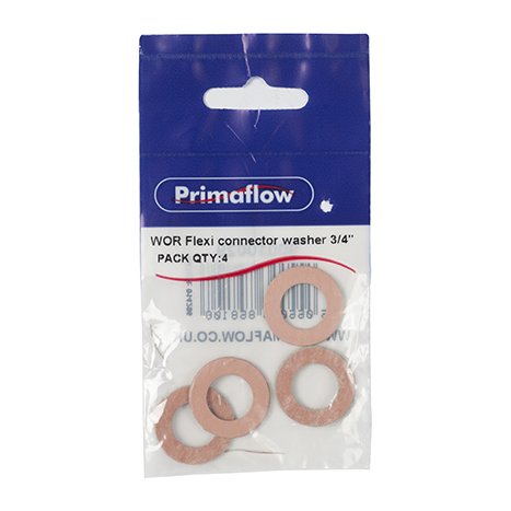 Flexi Connector Washer 3/4" (Sold per pack of 4)