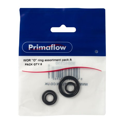 "O" Ring Assortment Pack A (Sold per pack of 5)