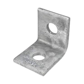 Zinc Plated 1 hole x 1 hole 90 Degree Plate (Pack of 10 - Sold In Singles)