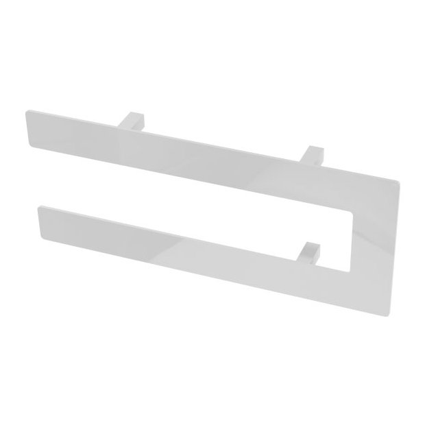 Addington Double Flat Style Towel Hanger 366mm Gloss White